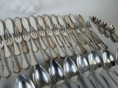 ERCUIS.
Part of a table service in silver-plated...