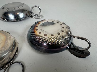 Silver wine stein, Minerve hallmark, serpentine...