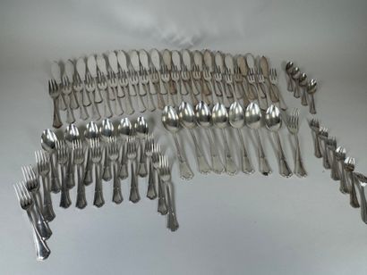 ERCUIS.
Part of a table service in silver-plated...