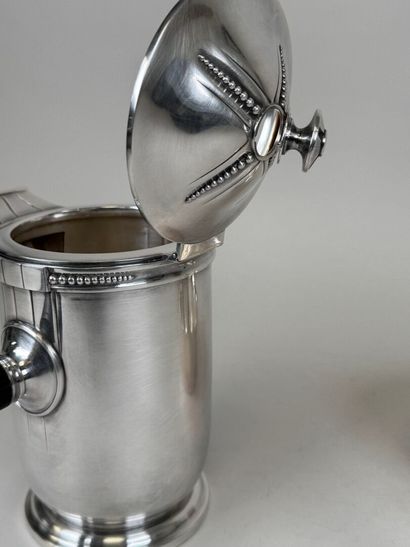 Silver-plated metal lot including :
- a small...