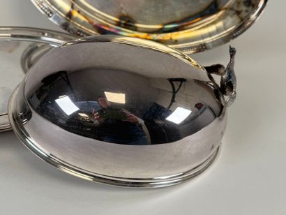 Silver-plated lot including :
- SAINT HILAIRE.
An...