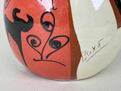 Ignacio BUXO Y GOU (1860-1944)
Ceramic pitcher,...