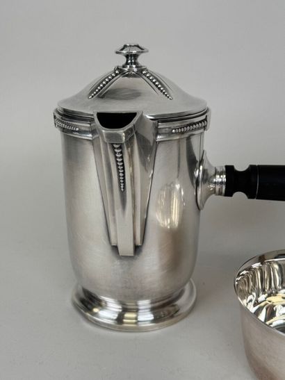 Silver-plated metal lot including :
- a small...