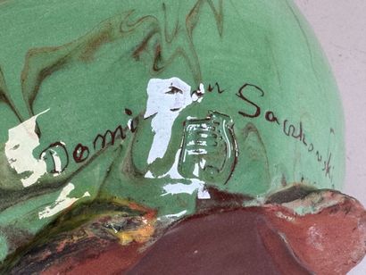 DOMI DAN SACRHOWSKI.
Large polychrome ceramic...