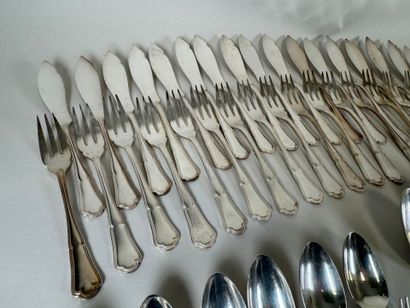 ERCUIS.
Part of a table service in silver-plated...
