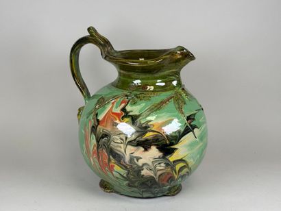 DOMI DAN SACRHOWSKI.
Large polychrome ceramic...