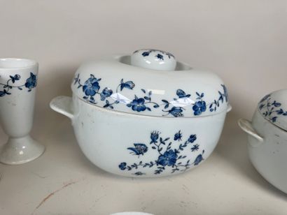 HAVILAND in Limoges.
Fleurs Bleues model.
White...