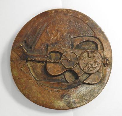 Roger BEZOMBES (1913-1994)
Edgar Varese.
Médaille...