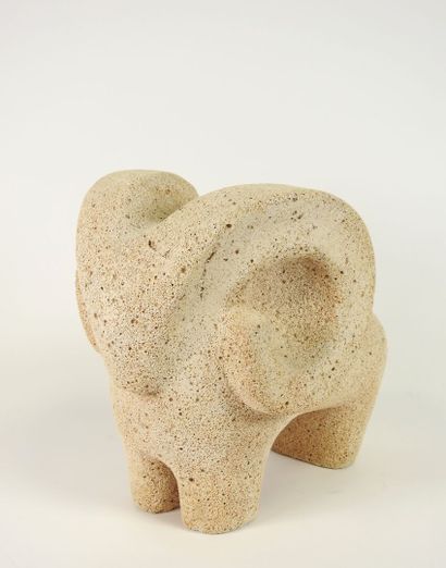 Jean LE DOUSSAL (XXe).
Le bélier.
Sculpture...