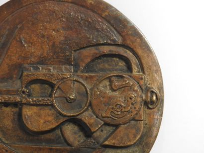 Roger BEZOMBES (1913-1994)
Edgar Varese.
Médaille...