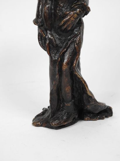 École du XXe.
Le couple.
Sujet en bronze,...