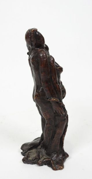 École du XXe.
Le couple.
Sujet en bronze,...