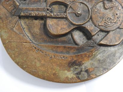 Roger BEZOMBES (1913-1994)
Edgar Varese.
Médaille...