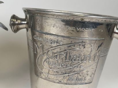 Champagne MORLANT de la Marne.
VIBERT silverware.
Champagne...
