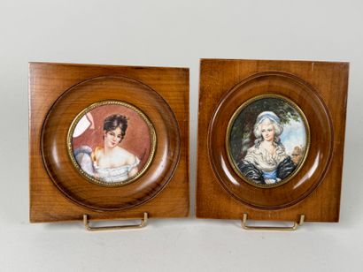 School, 20th century. Portraits of women....