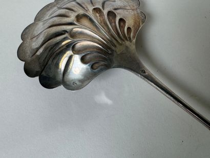Silver strawberry sprinkler, Minerve hallmark,...