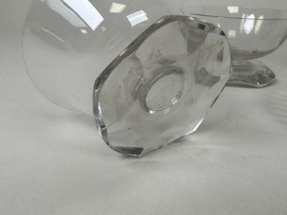 BACCARAT.
- Series of 5 cut crystal fruit...
