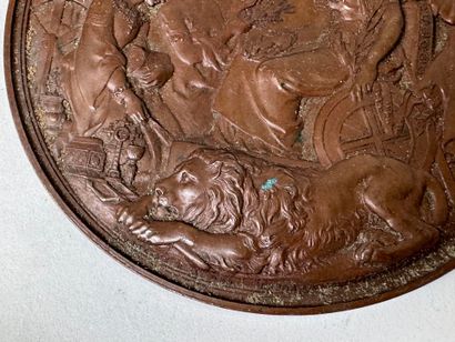 WYON Léonard Charles (1826-1891).
Bronze...