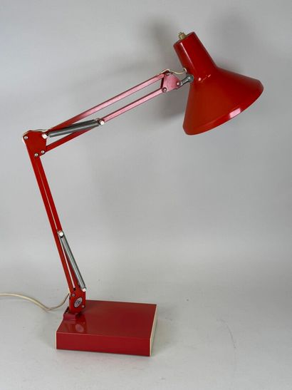 Architect's or desk lamp, articulated, in...