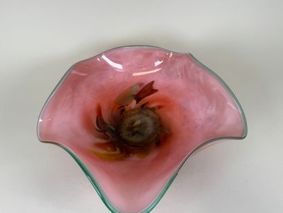 MURANO, 20th century.
Large colored glass...