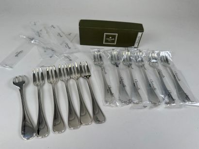 CHRISTOFLE.
Modèle ALBI.
Suite de 12 fourchettes...