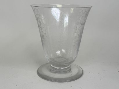 BACCARAT.
Michel Ange.
Vase en cristal à...