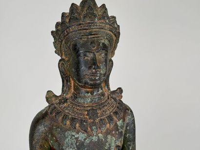 ASIA, 20th century.
Divinity.
Large bronze...