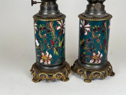 Maison BESNARD à Tours.
Paire de lampes à...