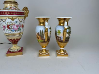 Porcelaine de Paris, fin XIXe - début XXe....