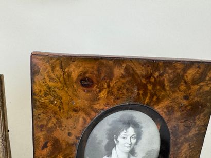Ensemble de 5 cadres porte-photos en bois,...