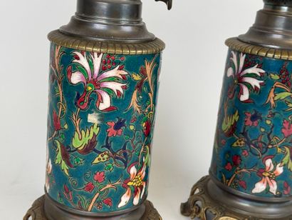 Maison BESNARD à Tours.
Paire de lampes à...