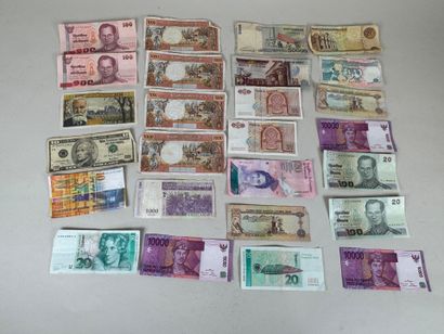 Collection of banknotes, various countries.
(various...