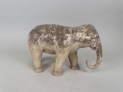 School, 20th century. Elephant, subject in...