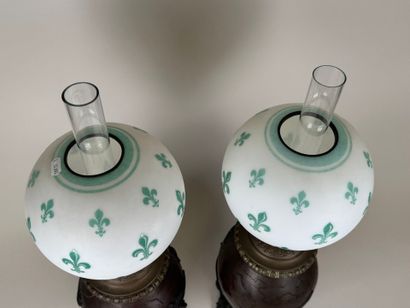 JAPAN, early 20th c. Pair of patinated regula...