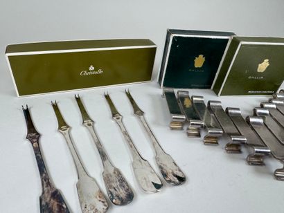 GALLIA Production CHRISTOFLE.
Series of 112...