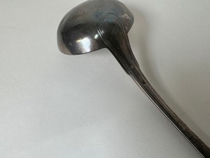 Silver ladle, Vieillard hallmark, fillet...