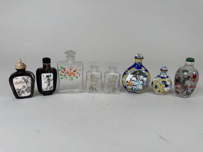 ASIE, XXe et divers.
Collection de 8 petites...