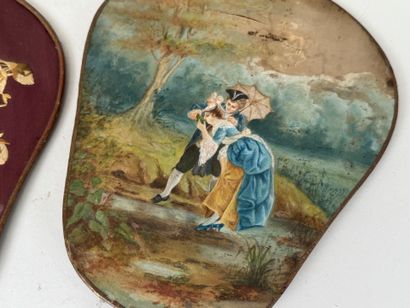 Trois écrans de courtoisies dont une paire...
