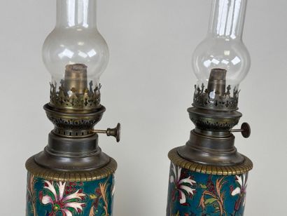 Maison BESNARD à Tours.
Paire de lampes à...