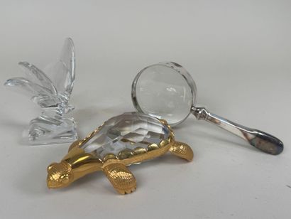 BACCARAT.
Petit sujet en cristal à décor...