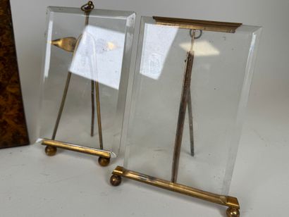 Ensemble de 5 cadres porte-photos en bois,...