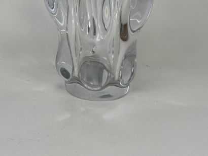 VALVES.
Large molded crystal vase.
H. 26...