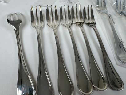 CHRISTOFLE.
Modèle ALBI.
Suite de 12 fourchettes...