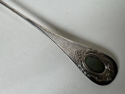 Silver strawberry sprinkler, Minerve hallmark,...