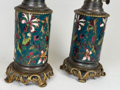 Maison BESNARD à Tours.
Paire de lampes à...