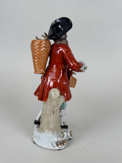 École, XXe.
Jeune homme aux lapins.
Sujet...