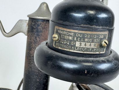 ERICSON telephone company.
Metal and bakelite...