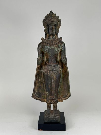 ASIA, 20th century.
Divinity.
Large bronze...