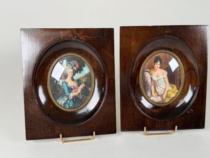 School, 20th century.
Portraits of women.
Two...
