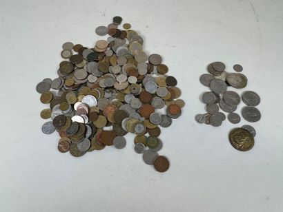 Large lot of French and foreign coins, some...
